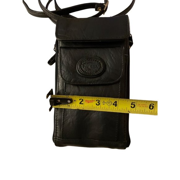 Black Moda Italia Crossbody Wallet - Picture 13 of 14